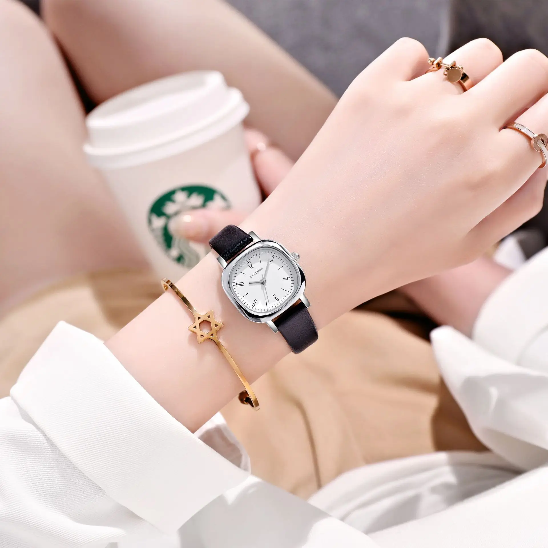 2024 NEW Watch Women Fashion Casual Leather Belt Watches Simple Ladies\' Small Dial Quartz Clock Dress Wristwatches Reloj mujer