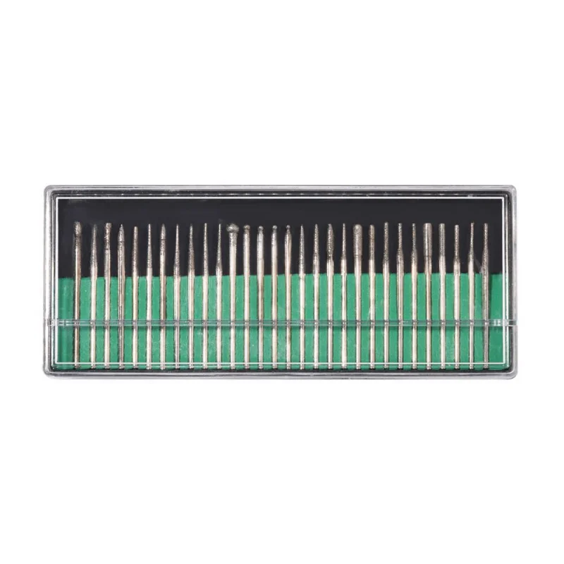 マニキュアアクセサリー,クォーツドリルビット,ソフトウールストーン,マニキュアマシン用ヘッド,12または30個