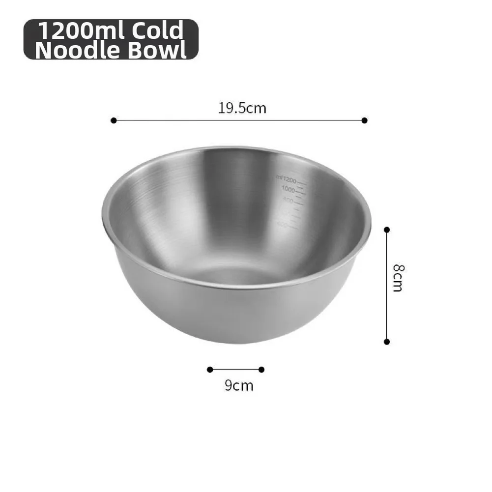 3 Pcs Stainless Steel Mixing Bowls Set Smooth Interior No Hard To Reach Areas for Easy Cleaning For Baking Prep