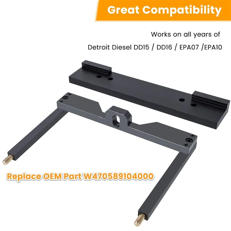 Brake Adjustment+Camshaft Timing Tool+TDC Locating Pin+Barring Tool+Fuel Line Socket Fits For Detroit Diesel DD15 DD16 Engine