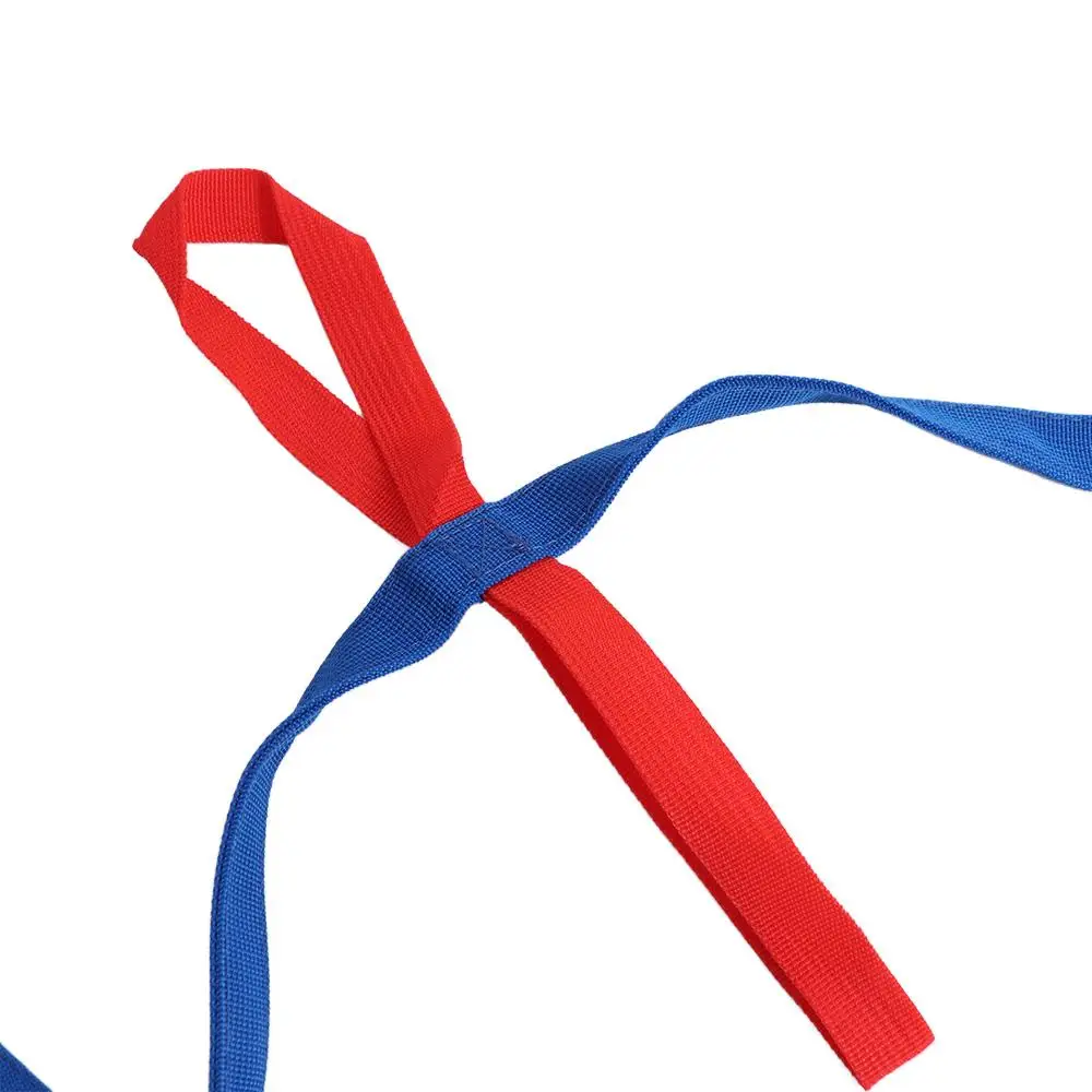 حبل مشي آمن متعدد الألوان مضاد للفقد من النايلون للأطفال الصغار، مقابض ملونة، حبل مشي قصير محمول للمعلمين #2