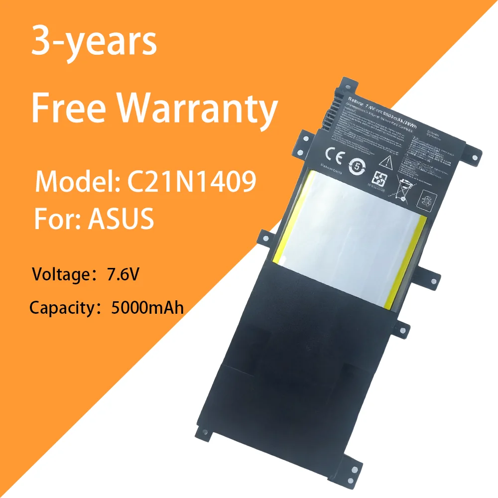 

Аккумулятор для ноутбука C21N1409 емкостью 5000 мАч для планшета серии ASUS VM490L V455L