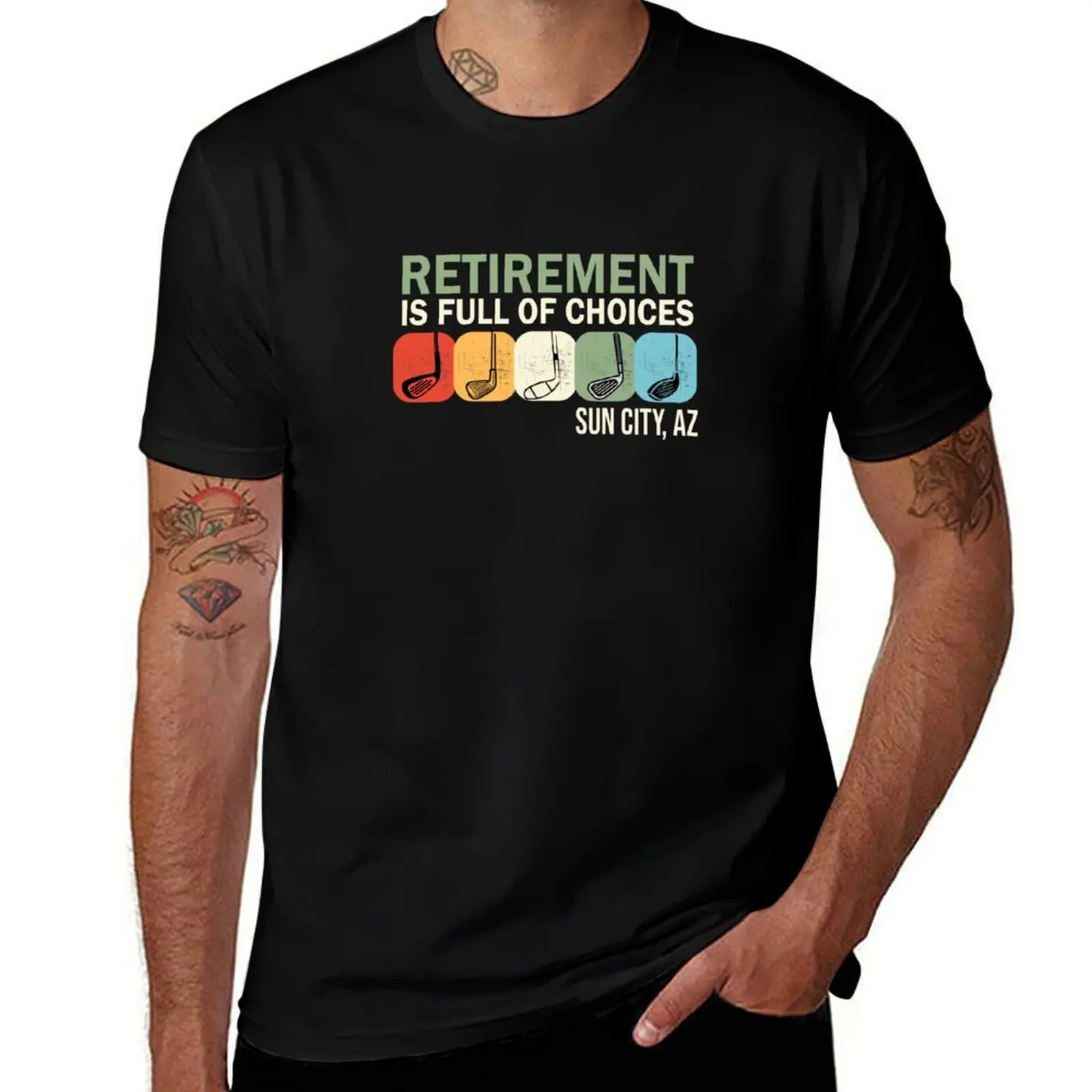 

Retirement is full of choices T-Shirt kawaii clothes anime blacks vintage anime shirt designer t shirt men