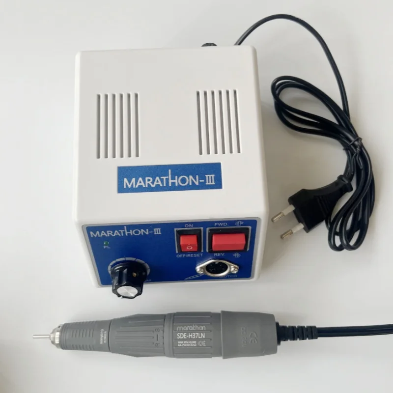 

strong 210 Micromotor Electric Lab Jewelry Nail Drill Machine Polish N3 Carbon Brush Handpiece Drill Set Dental Lab Equipment