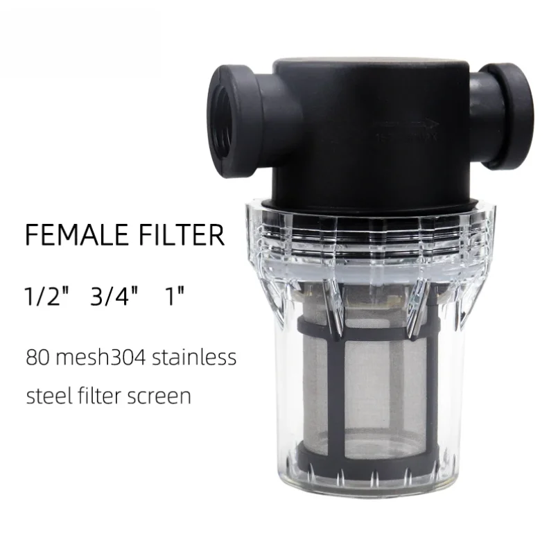 

Garden Watering Filter 1/2'' 3/4'' 1'' Plastic Irrigation System Impurity Prefilter Aquaculture Household Water Pipe Filter