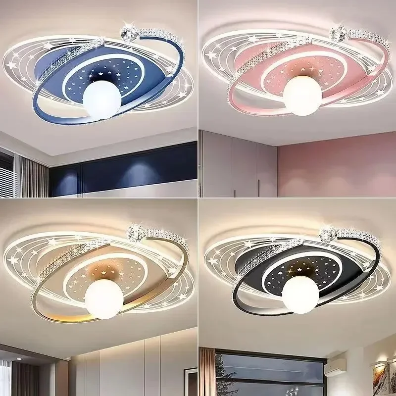 

Originality Children Bedroom Chandelier Modern Intelligent LED Boys Girl Study Ceiling Lamp SimplicityIndoor Decorate Luminaires