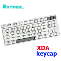 PBT Keycap XDA Profile 127 Keys English Korean Japanese Russian Thai Apple Style Custom Keycaps for Mechanical Gaming Keyboard