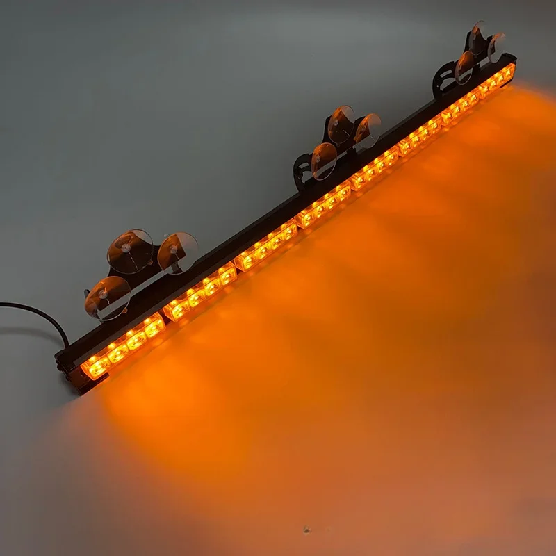 36-In 32 LED Traffic Consultant Light Bar Warning Emergency Strobe Lamp Directional Flashing Emergency Warning Lighting 