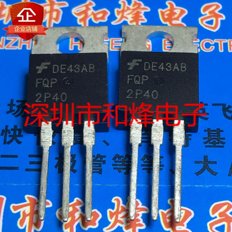 

30pcs original new FQP2P40 TO-220 -2A -400V