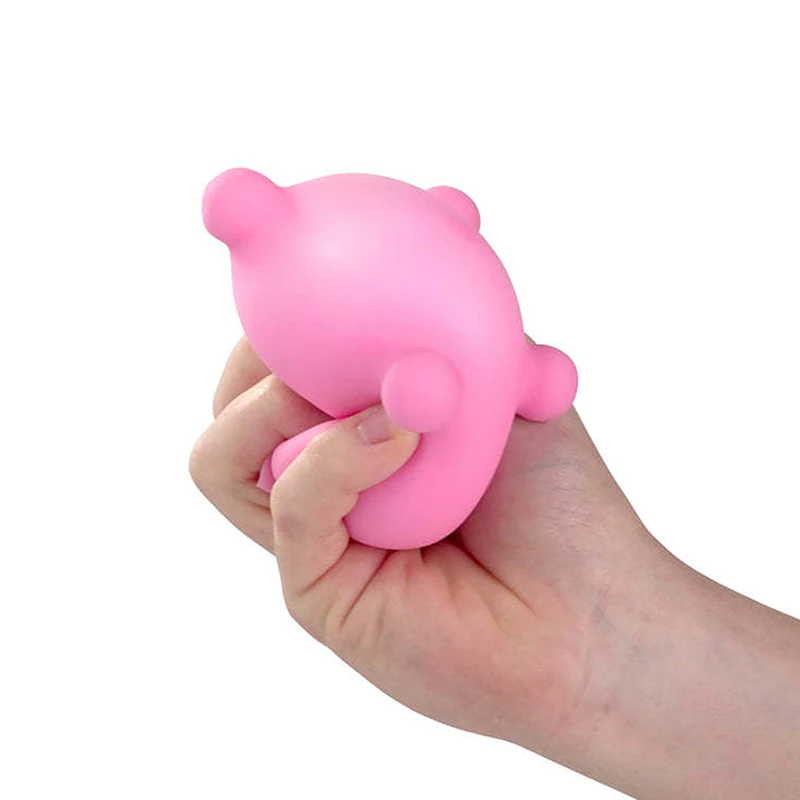 Creativo nuova mucca Udder giocattolo di decompressione antistress simpatico animale da spremere piccola mucca pizzico giocattolo agitarsi