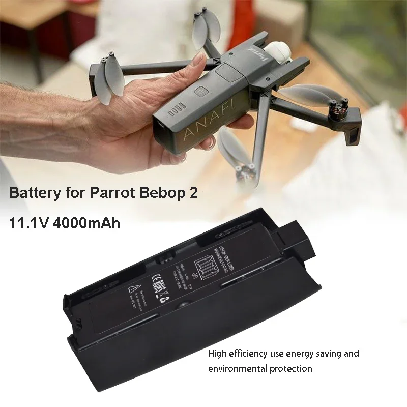 

Battery for Parrot Bebop 2 11.1V 4000MAh High-performance, Low-drain, Explosion-proof, High-quality Battery