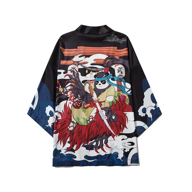 Cardigan Anime de impressão 3D para homens, traje cosplay, tops estilo japonês, jaqueta Totem Dragão, personalidade Haori, cor