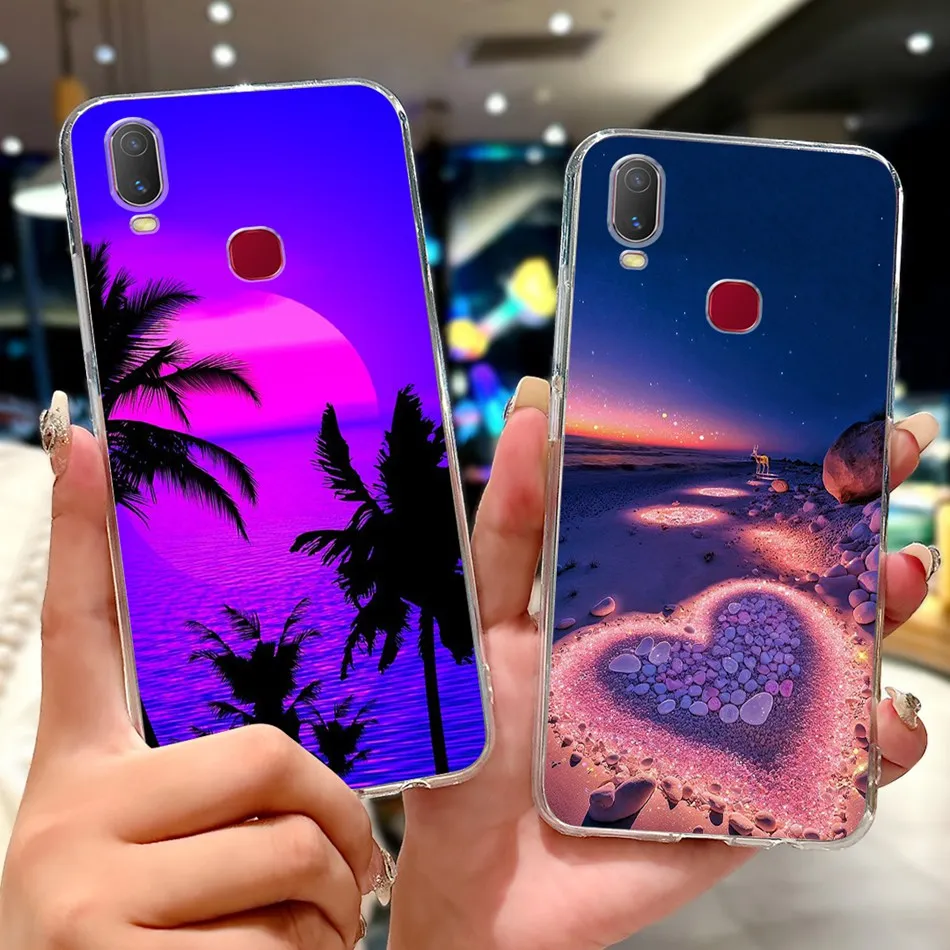 For Vivo Y11 Y12i 1906 1906_20 Fashion Cool Pattern Phone Case For VivoY11 Y 11 (2019) Soft Silicone TPU Cases