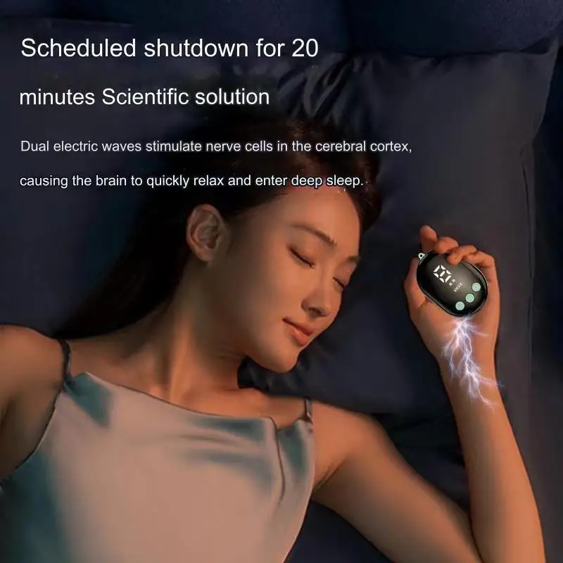 Portable Handheld Sleep Aid To Improve Sleep CES Intelligent Decompression Micro Current Calming Sleep Multi Scene Sleep Aid