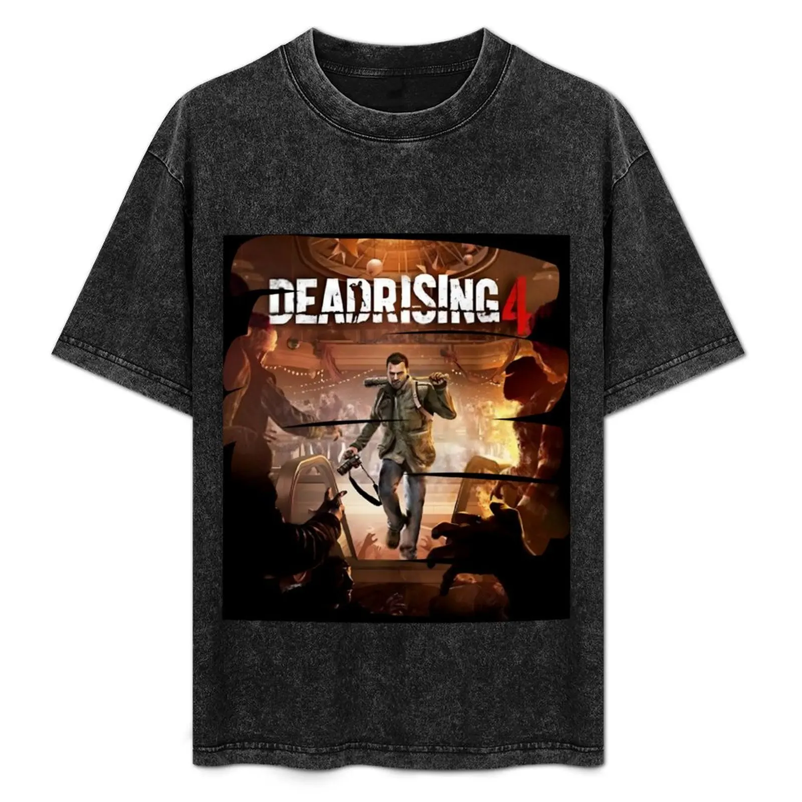 

Dead Rising 4 Canvas Print T-Shirt Anti-Fade Casual Tee Shirt