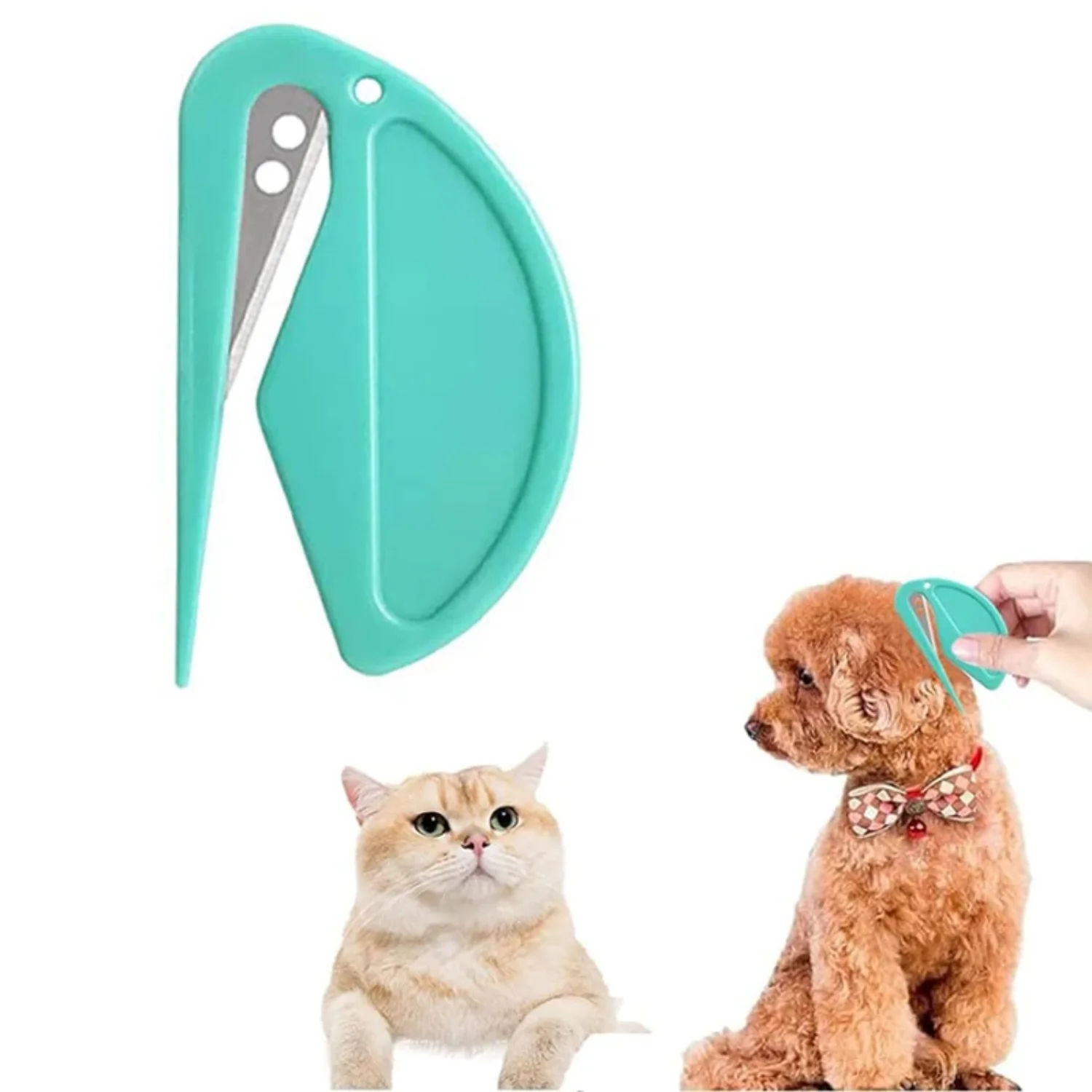 

Cat Dog Comb Pet Open Knot Comb Cat Puppy Hair Shedding Grooming Trimmer Comb Blade Comb Cat Brush