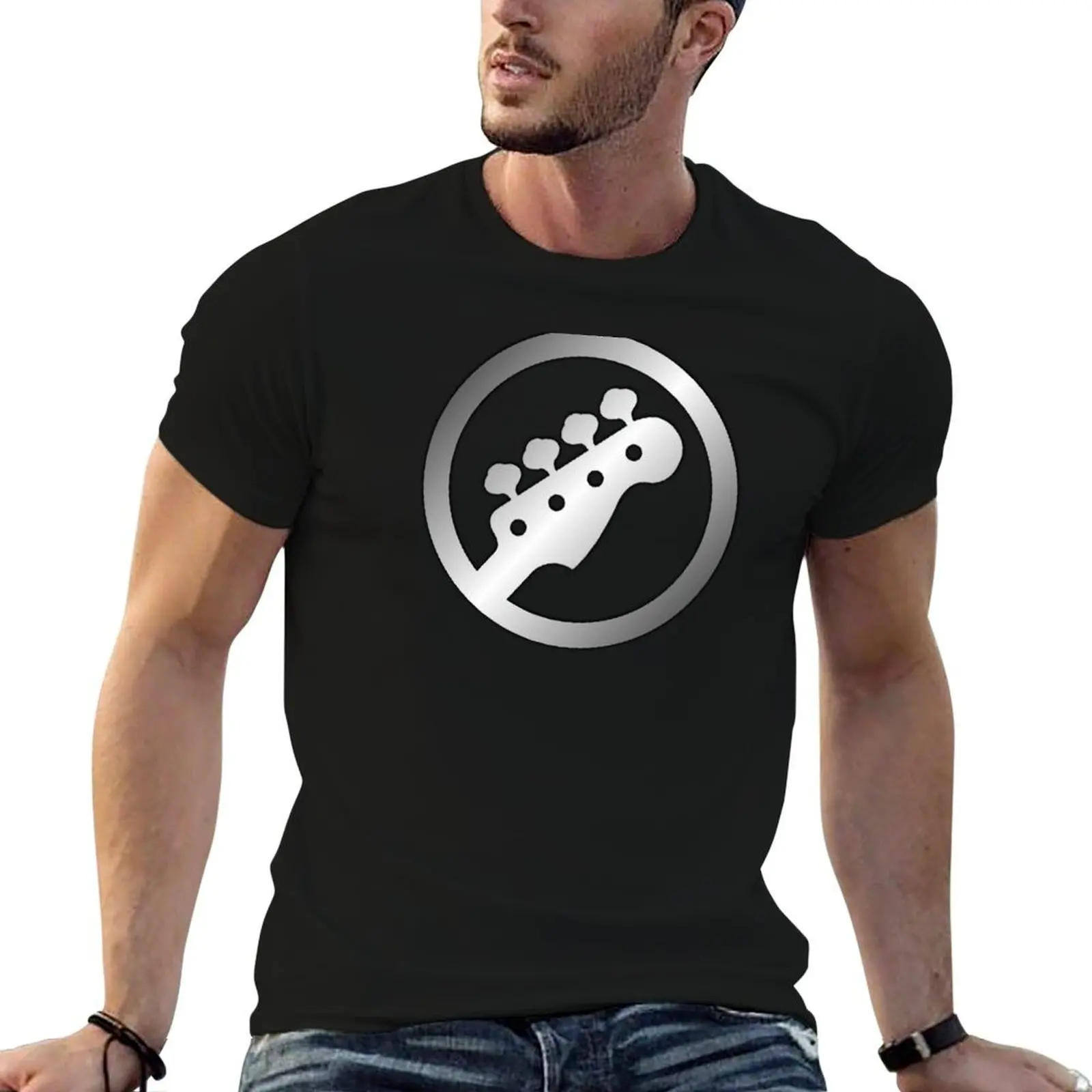 Silver Bass Ring T-Shirt aesthetic clothes tops oversized designer shirts plain white t shirts men