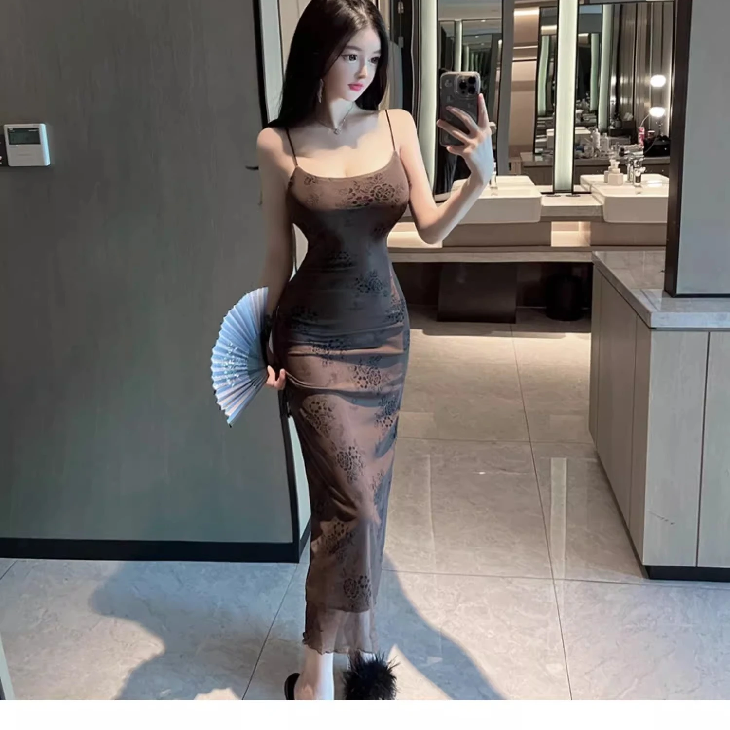 Vestidos sem mangas femininos y2k verão inverno lã gola acolchoada mockneck com nervuras em camadas entalhado lapela recepção elegante ins