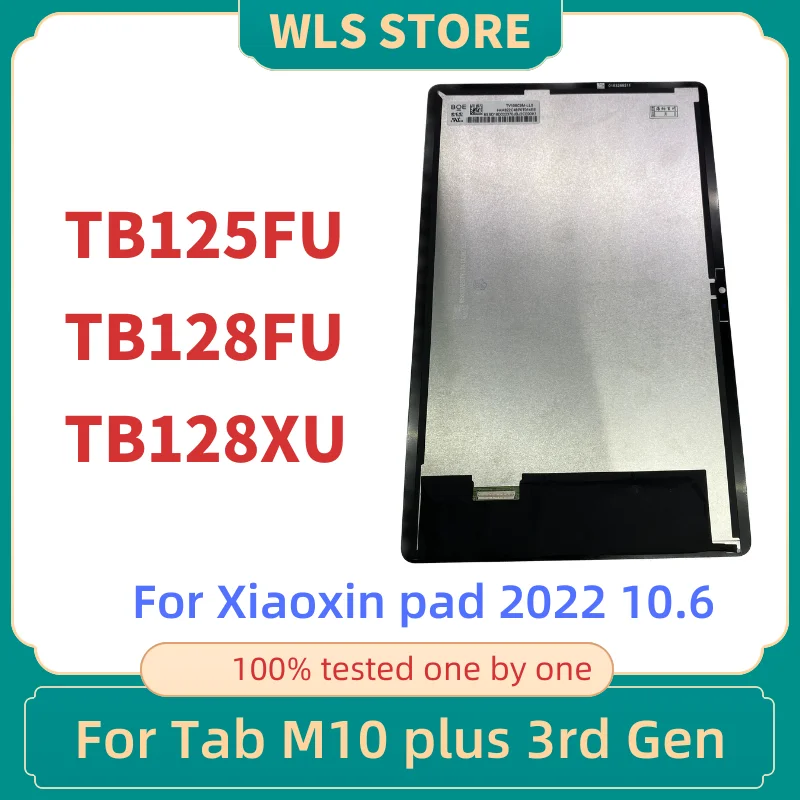 

Original Display LCD For Tab M10 Plus 3rd Gen TB125FU TB128FU TB128XU TB128 TB125 Touch Screen Digitizer With Assembly