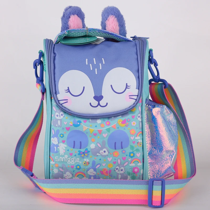 Australia smiggle purple koala purple rabbit series schoolbag student kawaii backpack pencil case meal bag pencil case gift