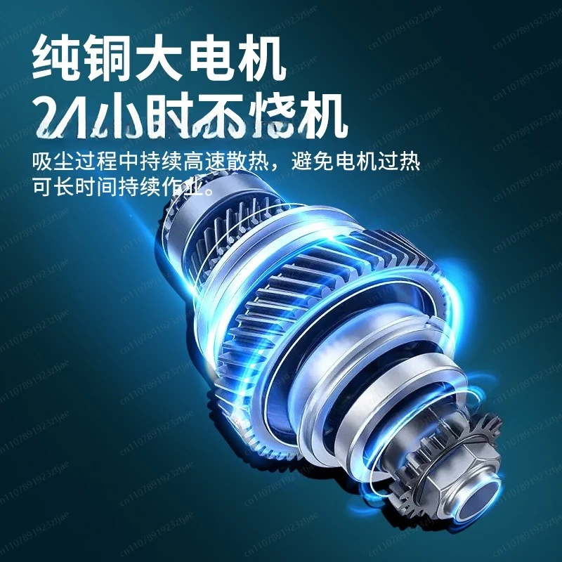 220V High Power Slotting Machine Vacuum Cleaner Industrial Dust Collector Grinder Blowing And Suction Dual-use