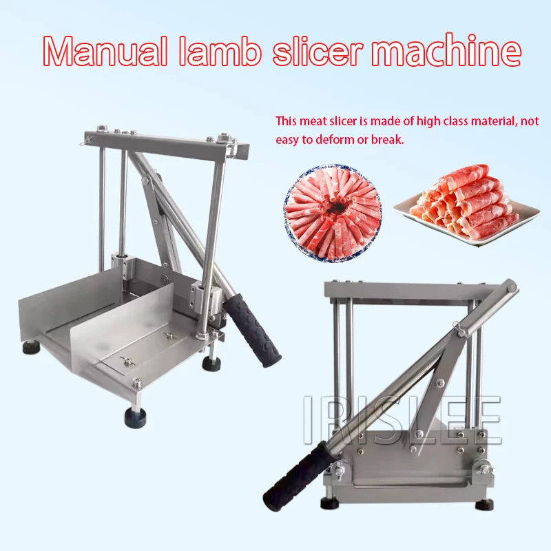 Beef Herb Mutton Rolls Cutter Meat Slicer Kitchen Gadgets Household Manual Lamb Slicer Frozen Meat Cutting Machine