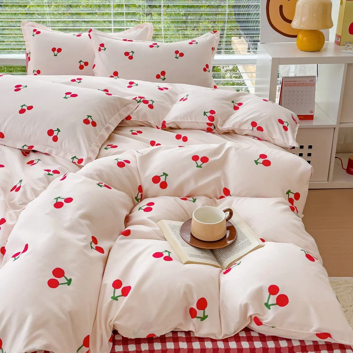 4-piece bedding set comforter set Soft and comfortable  for be suited to four seasons Suitable for the room dormitory