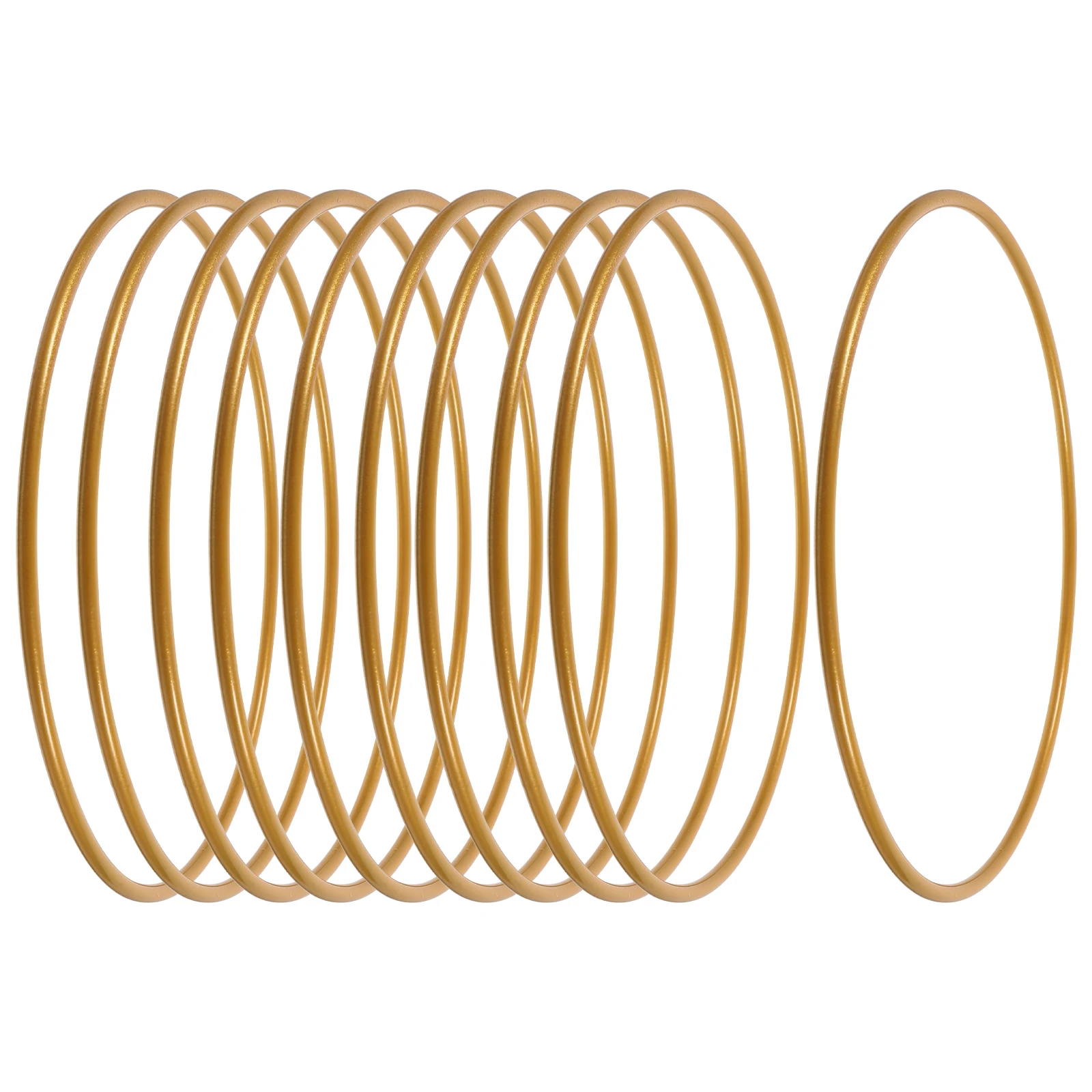 

10pcs Iron Hoops Dream Catcher Floral Wreath Macrame Rings Metal Craft Supplies Home Decor DIY Projects Accessories