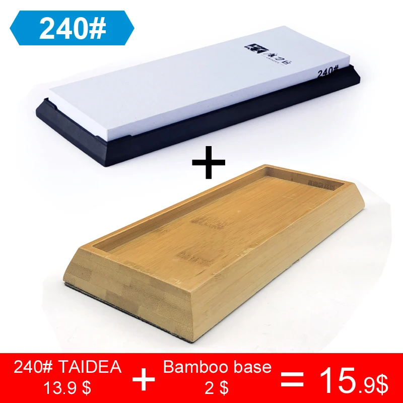 TAIDEA Sharpening stone Professional Whetstone Gift Base Fast sharpening knife Bamboo base Kitchen Gringer tool 240-3000#