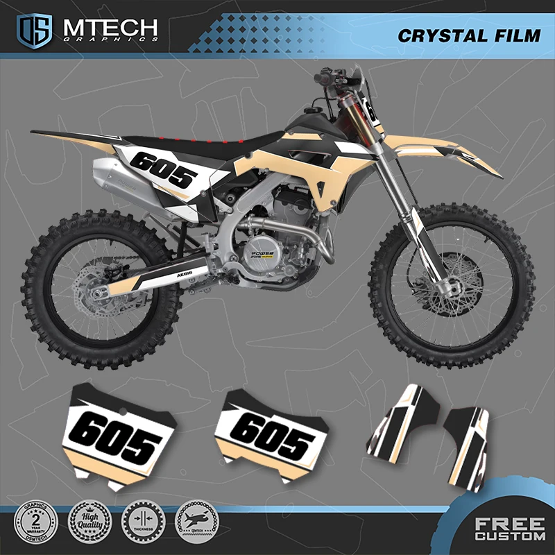 

DSMTECH мотоциклетные графические фоновые наклейки, наборы наклеек для HONDA CRF250RX 2022 2023 2024 CRF450RX 2024 2023 2022 2021 03