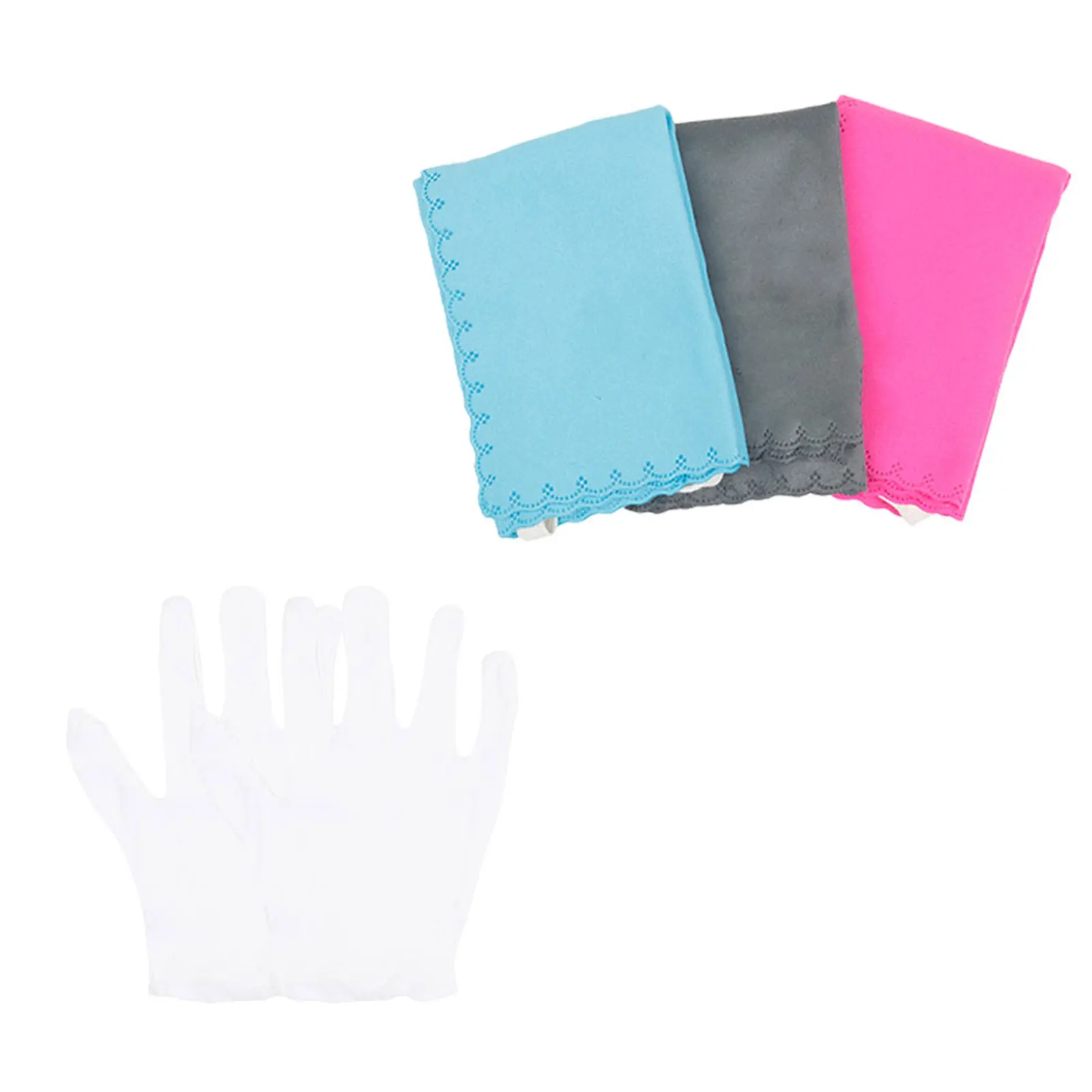 

1 set Cleaning Cloth Set Instrument Wipes Microfiber Glasses Towels Universal Musical Streak Free Reusable Safe Effective