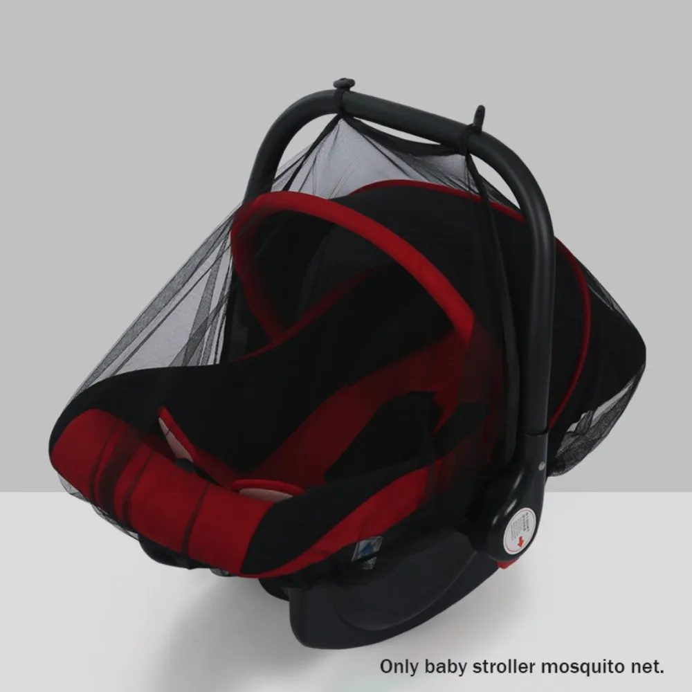 

Дышащая сетчатая москитная сетка для детской коляски, универсальная противомоскитная сетка для детской кроватки, полностью закрывающаяся сетка от насекомых для переноски младенцев