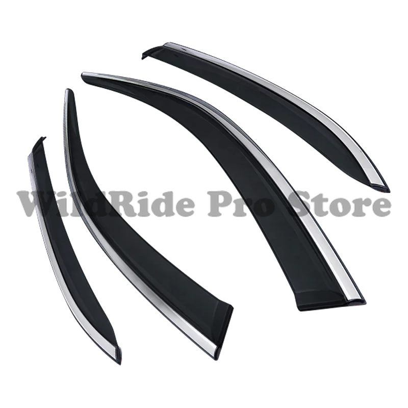 

1 set Car Door Window Visor Rain Deflector Door Visor Wind Guards Vent Visor for RENAULT CLIO 4 2013+