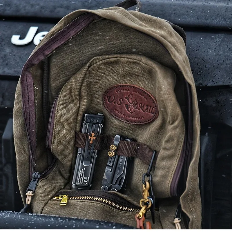 vintage hiking backpack