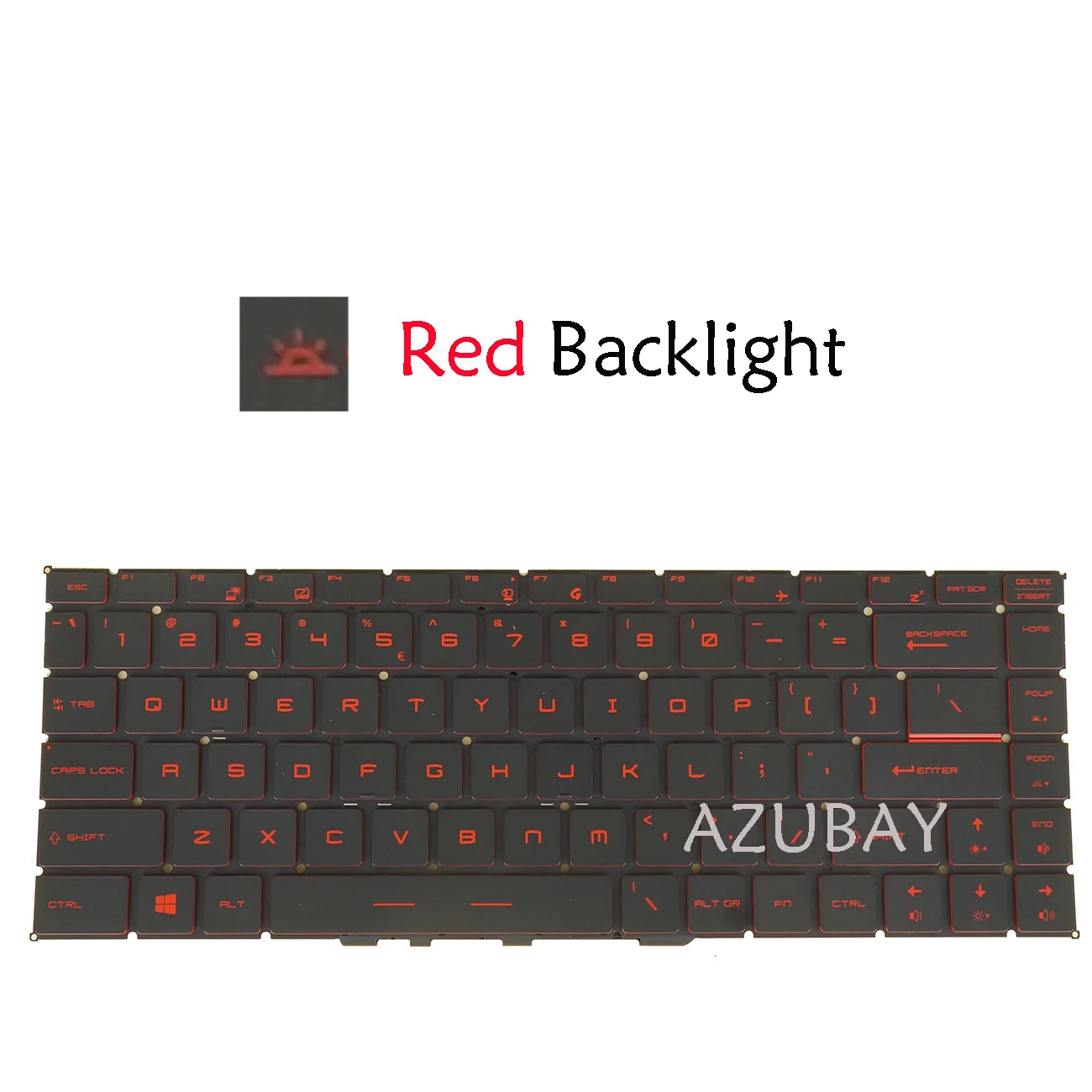 

Red Backlit Keyboard For MSI GF63 8RC 8RD, GF65 Thin 9SD 9SE, GF63 Thin 9SCXR 9SCX 9SCSR 9SC 10SCXR 10SCX 10SCSR US English