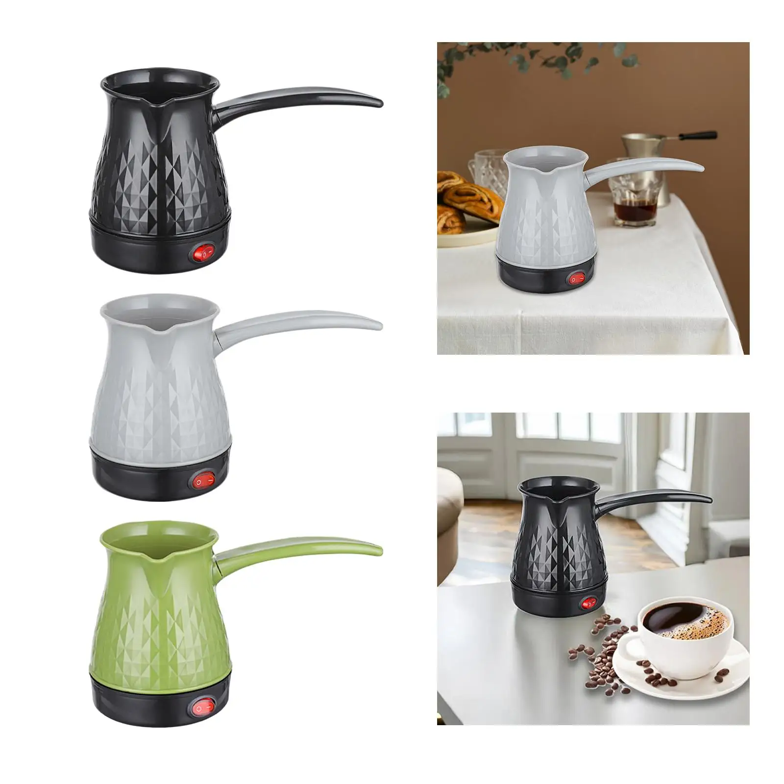 Electric Turkish Coffee Pot Coffee Maker for Outdoor Travel Camping