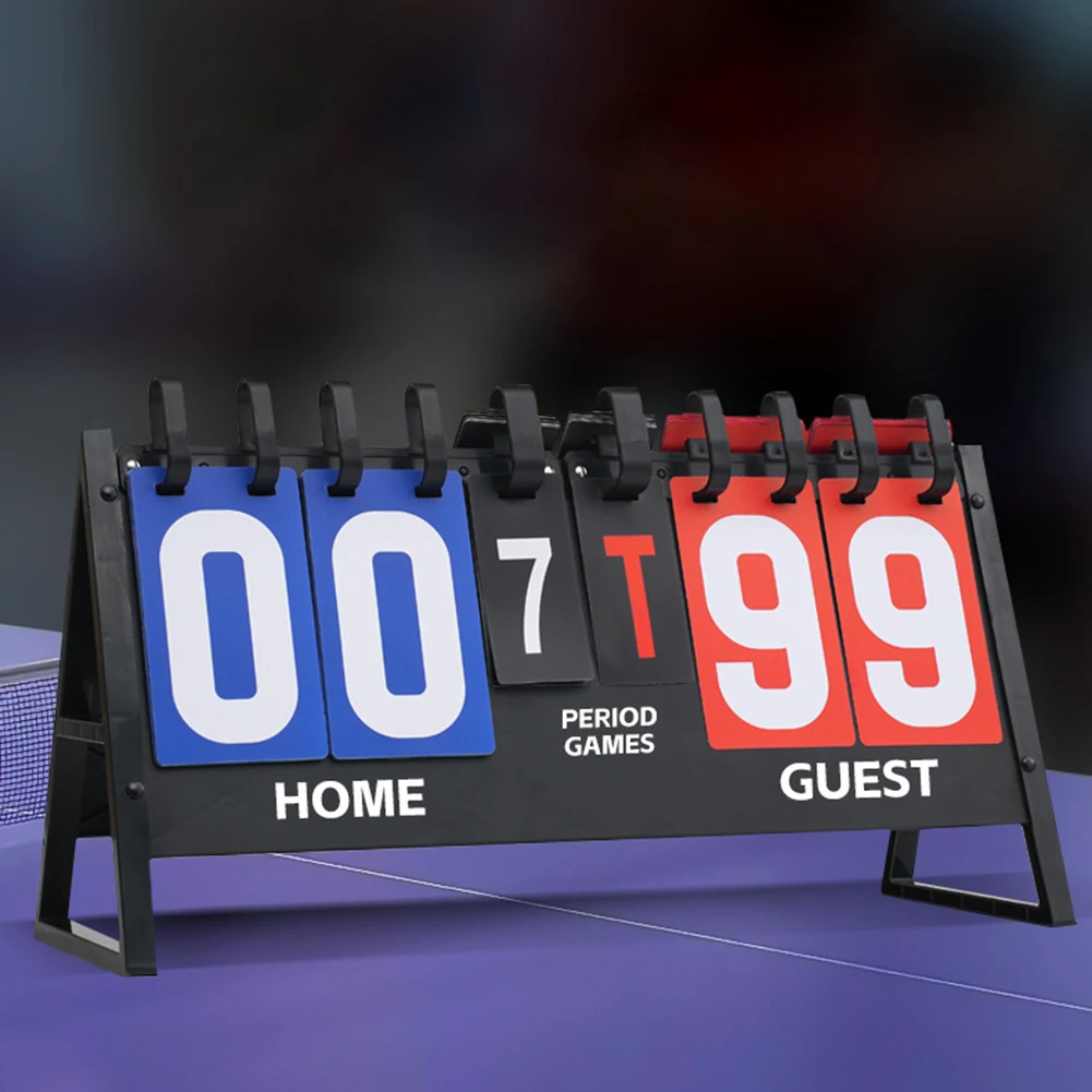 PVC Scoreboards Sports Tabletop Scoreboards Waterproof Scoreboard Thickened Scoreboard Design Stable Tabletop Competition Board