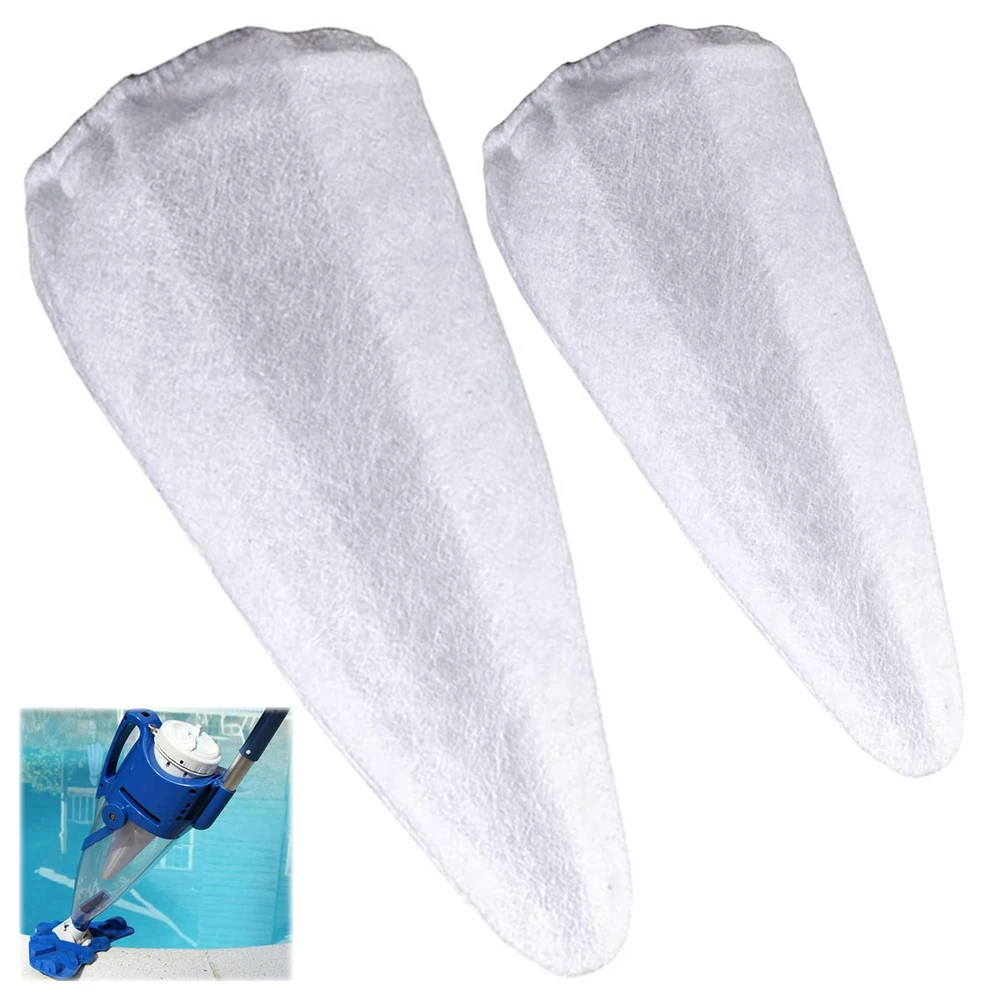 5PCS Replacement Vacuum Filter Bag Pool Filter Bags Pool Cleaner Debris Filter Bag for Pool Handheld Rechargeable Pool Cleaner