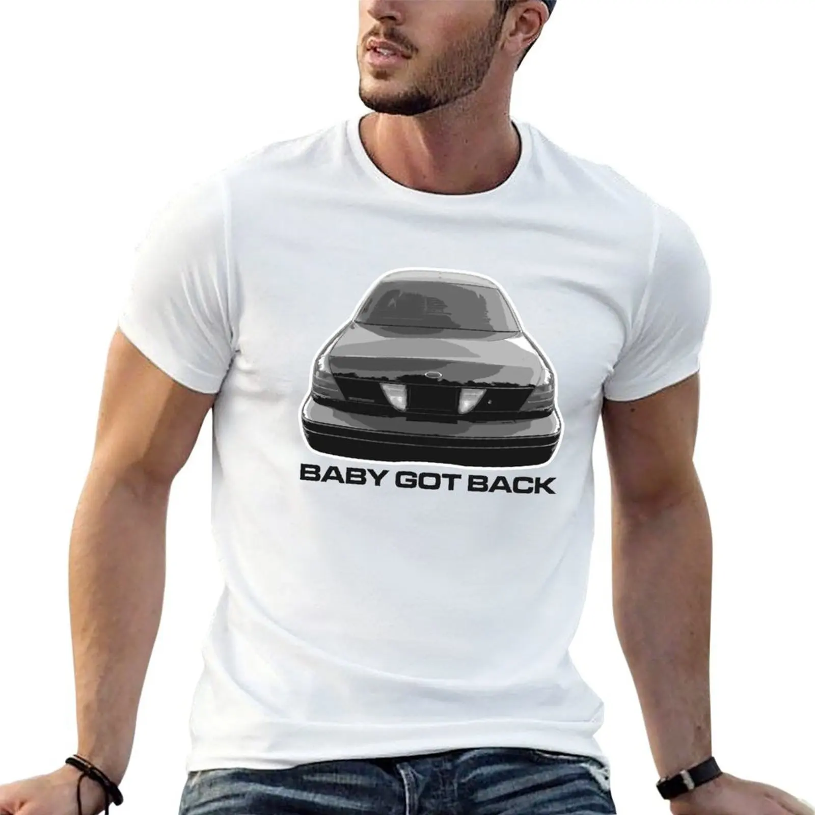 

Crown Victoria Baby Got Back Light Colors T-Shirt t shirts for man pack white t shirt man casual T-Shirt