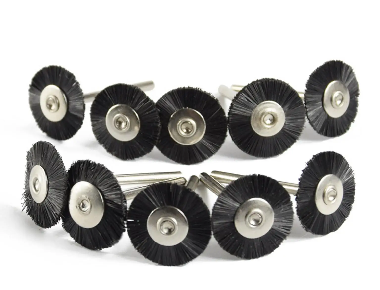 10PCS Polishing Wheels Wool/Cotton/Cloth Buffing Pad Jewelry Abrasive Brush Dremel Accessories For Rotary Tools