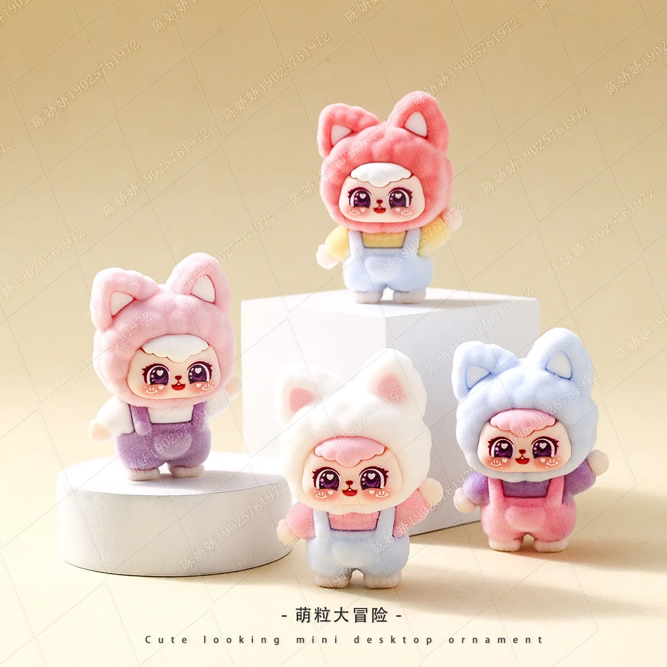 9 قطعة-جديد صغير كارتون الطفل سلسلة ثلاث سنوات لطيف الكرة لعبة مكتب عنصر الزخرفية للاستخدام المكتبي #5