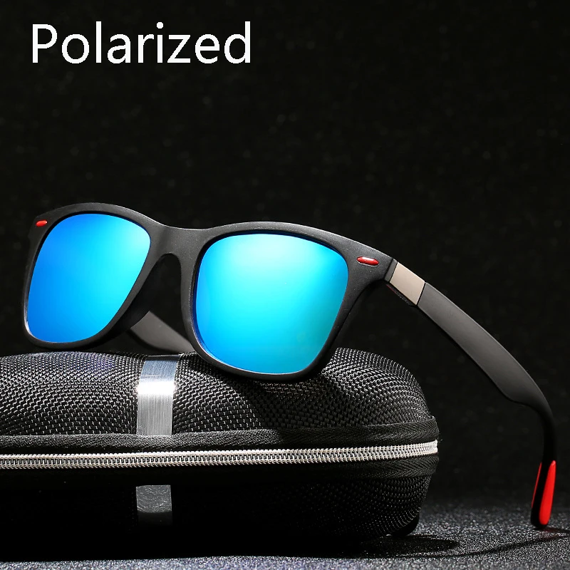 RUISIMO 2024 Hot Polarized Sunglasses Men UV400 Square Female Polarizing Glasses Classic Retro Brand Design Driving Sun glasses