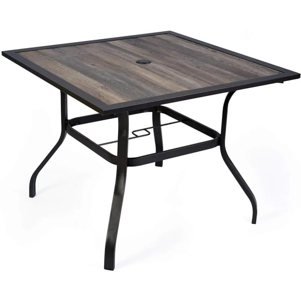 

Обеденный стол 37 x 37 дюймов. Уличный обеденный стол на 4 человека. Стол для патио.