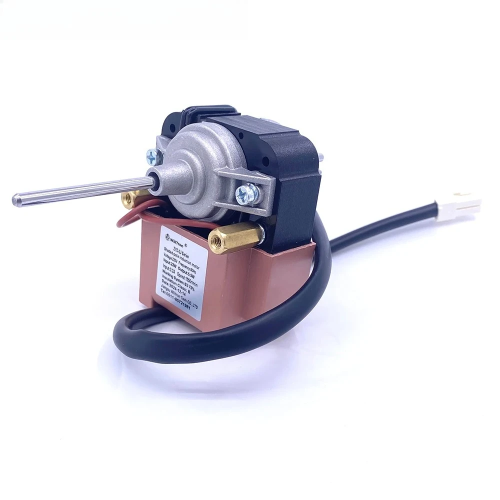 ZYD-2J Series Refrigeration Fan Input 22W Output 5W 1550RPM 220V Freezer Fan Shaded-Pole Induction Motor reezer Fan Shaded-Pole