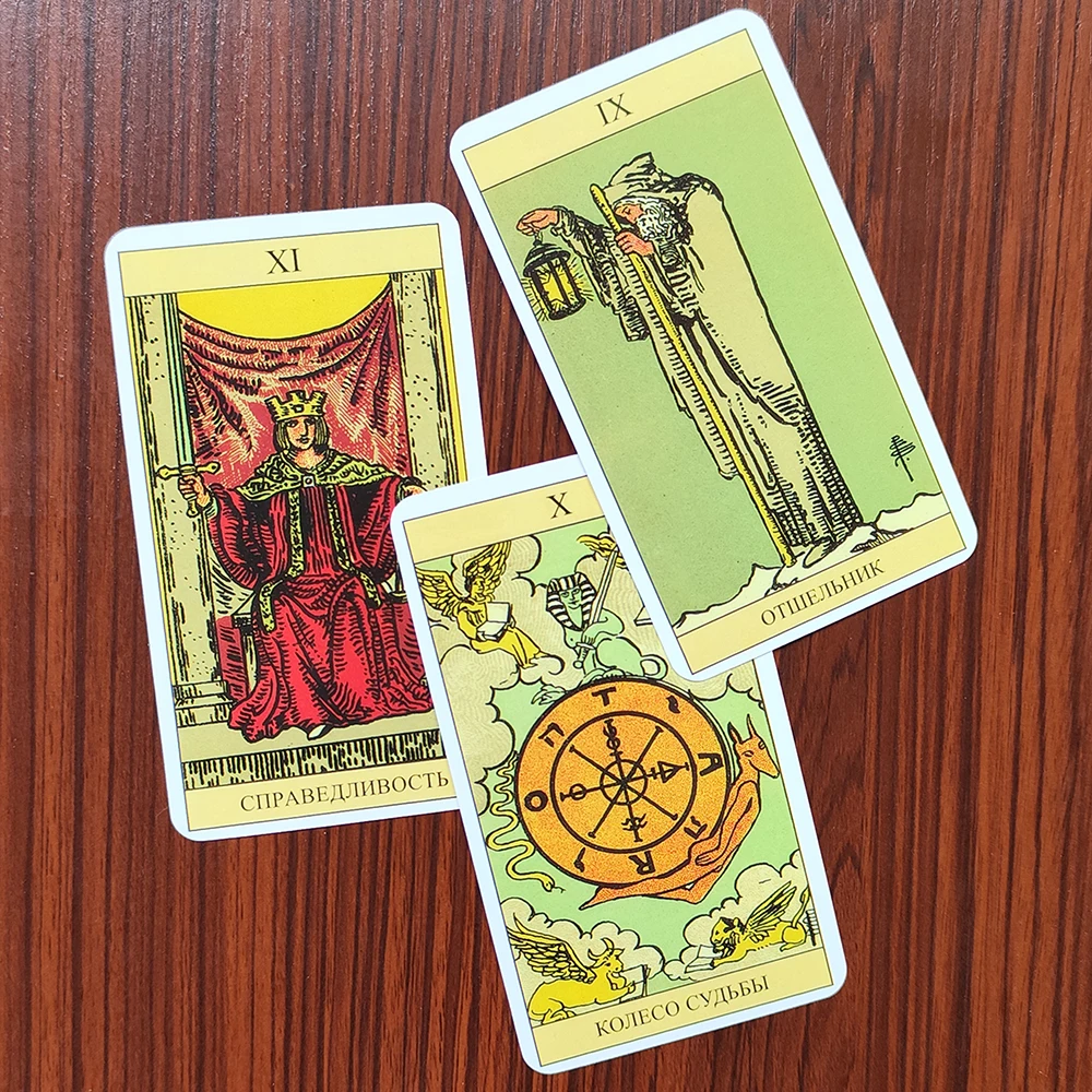 Tarot Cards in Russian Instructions Rider Tarot 78 Cards Includes Manual Booklet