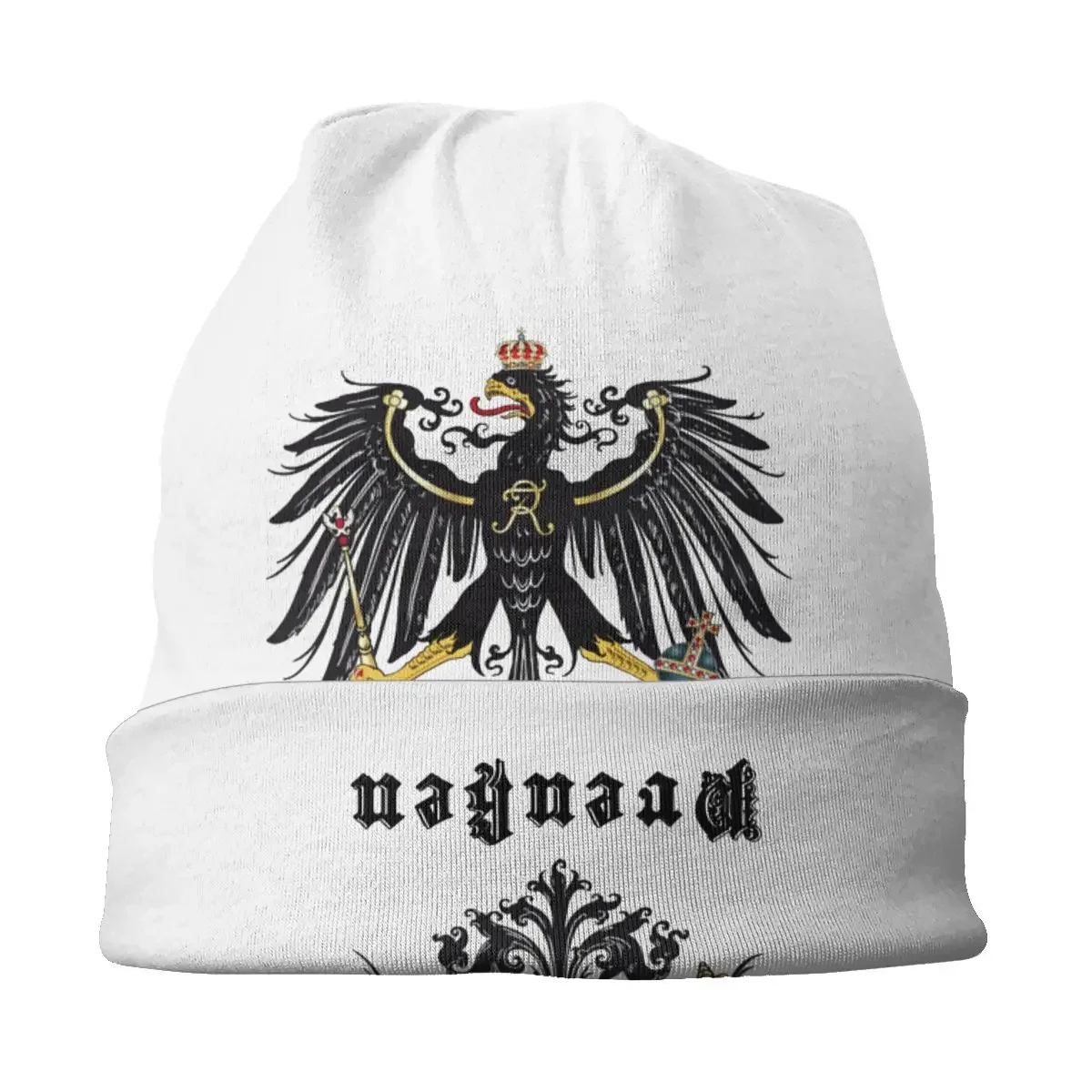 Prussia Flag Axis Powers Hetalia Anime APH Cap Hip Hop Skullies Beanies Hats Male Adult Thermal Elastic Bonnet Knit Hat