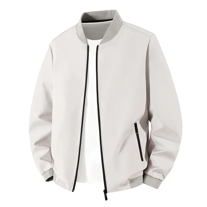 

Plus Size M-7XL Outdoor Hiking Coats Streetwear Spring Men's Baseball Jacket New Business Casual Jackets Men Korean Fashion