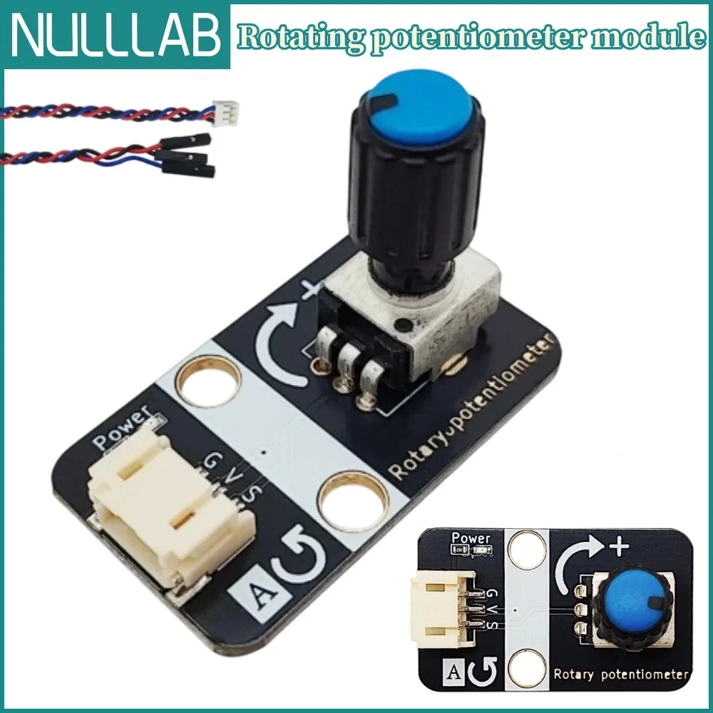 Analog Rotary Potentiometer Module 3.3V-5V Working Voltage 3Pin PH2.0 Interface Adjustable Sensor Module Suitable for Arduino