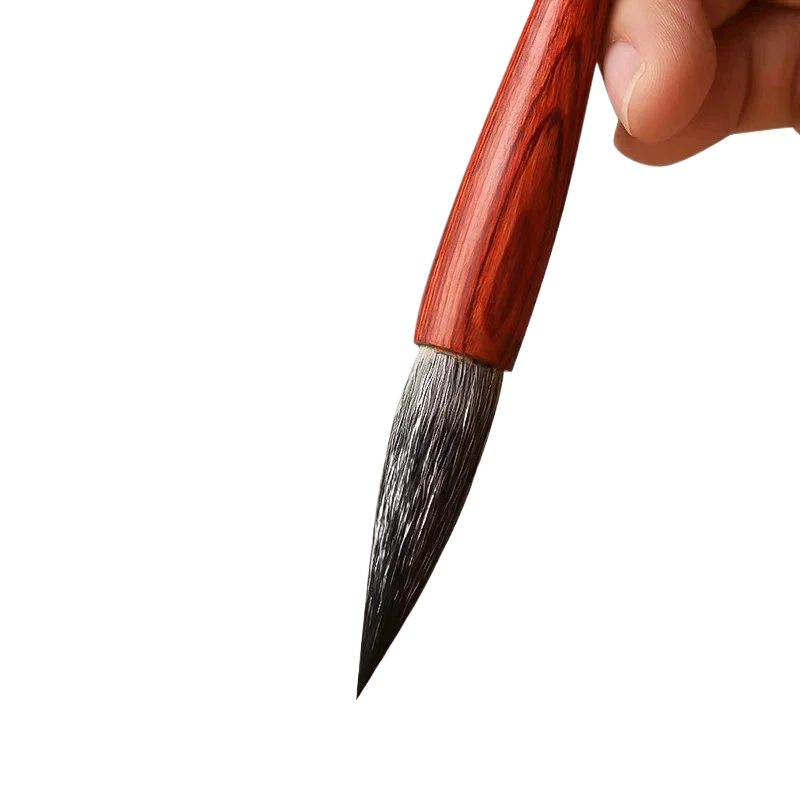 

Professional Grade Weasel Woolen Multiple Hair Regular Script Calligraphy Brush Clerical Script Huzhou Pen Cultural Supplies