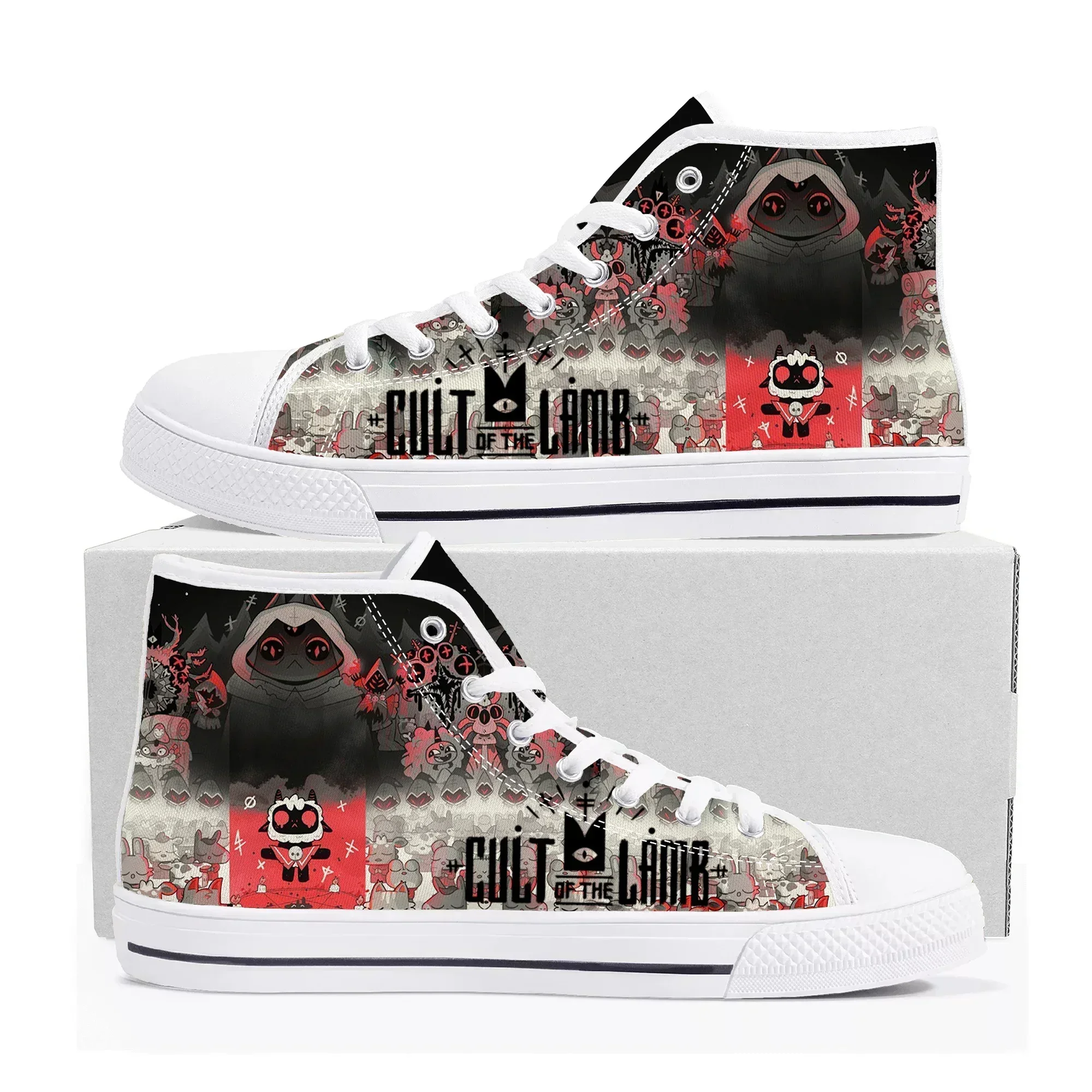 

C-Cult Of The High Top Sneakers Game Men Women Teenager L-Lamb High Quality Canvas Shoes Casual Fashion Tailor Made Sneaker